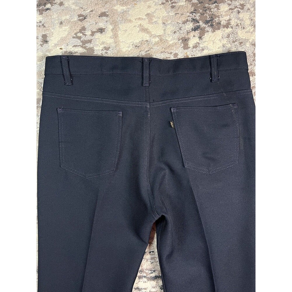 Vintage Levi's Pants Men's 38x32 Blue Chino Straight Dacron Polyester 90's USA - Picture 7 of 12